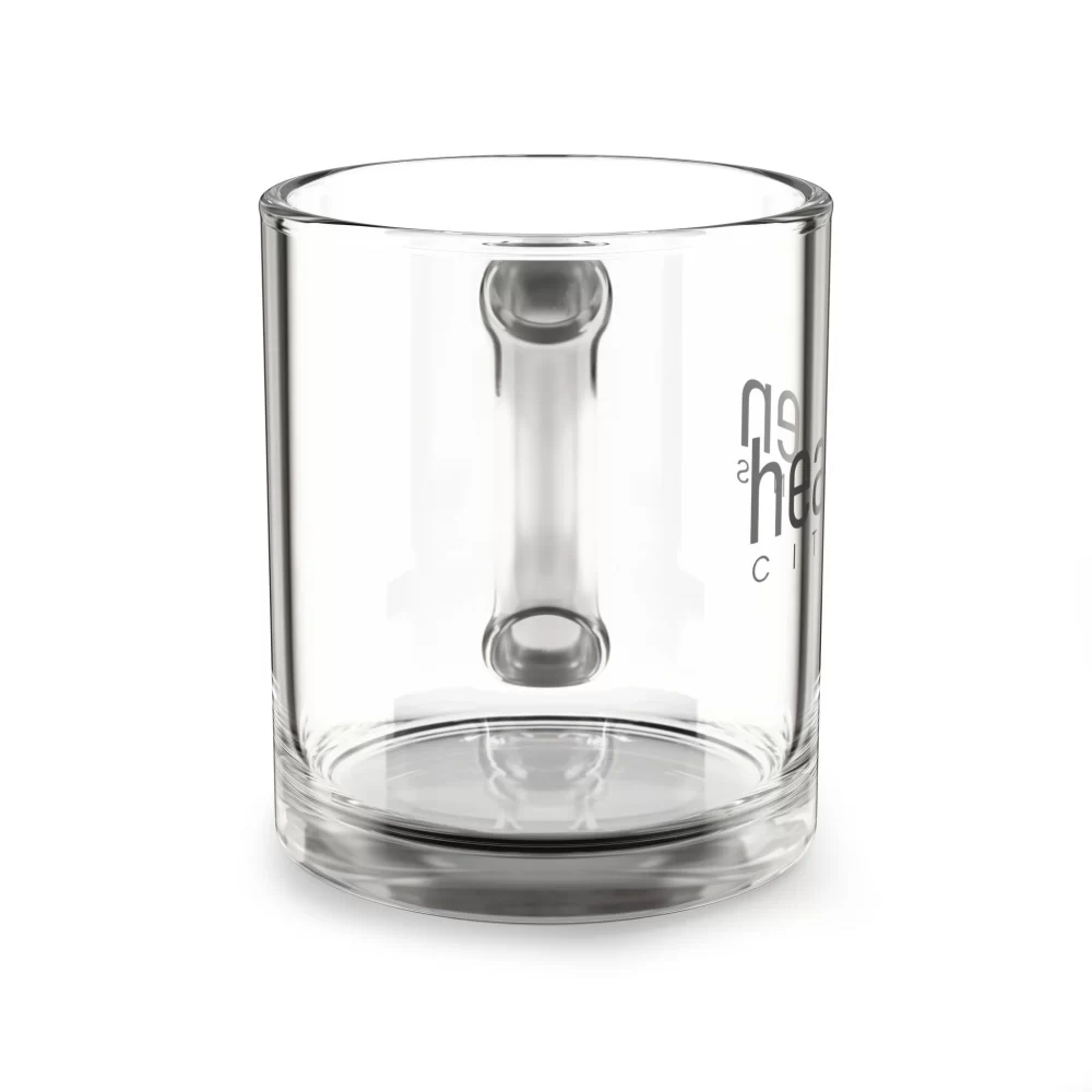 HC Brand Glass Mug, 10oz - Image 2