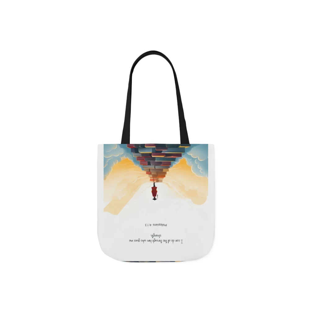 Canvas Tote Bag, 5-Color Straps - Image 5
