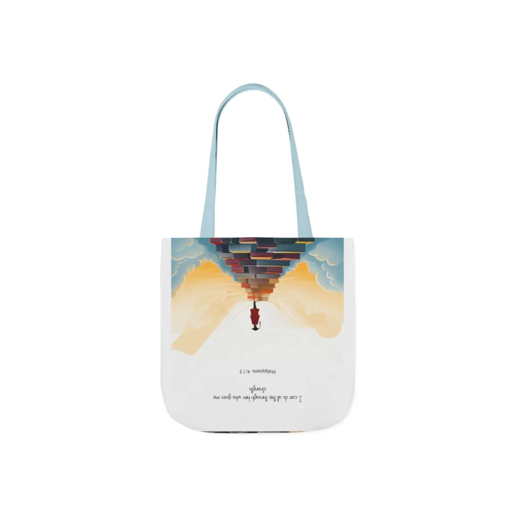 Canvas Tote Bag, 5-Color Straps - Image 7