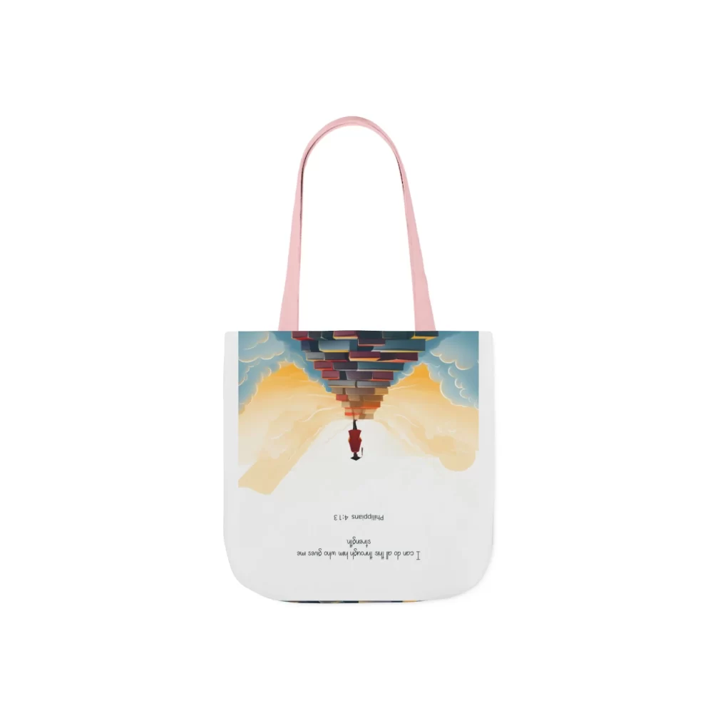 Canvas Tote Bag, 5-Color Straps - Image 9