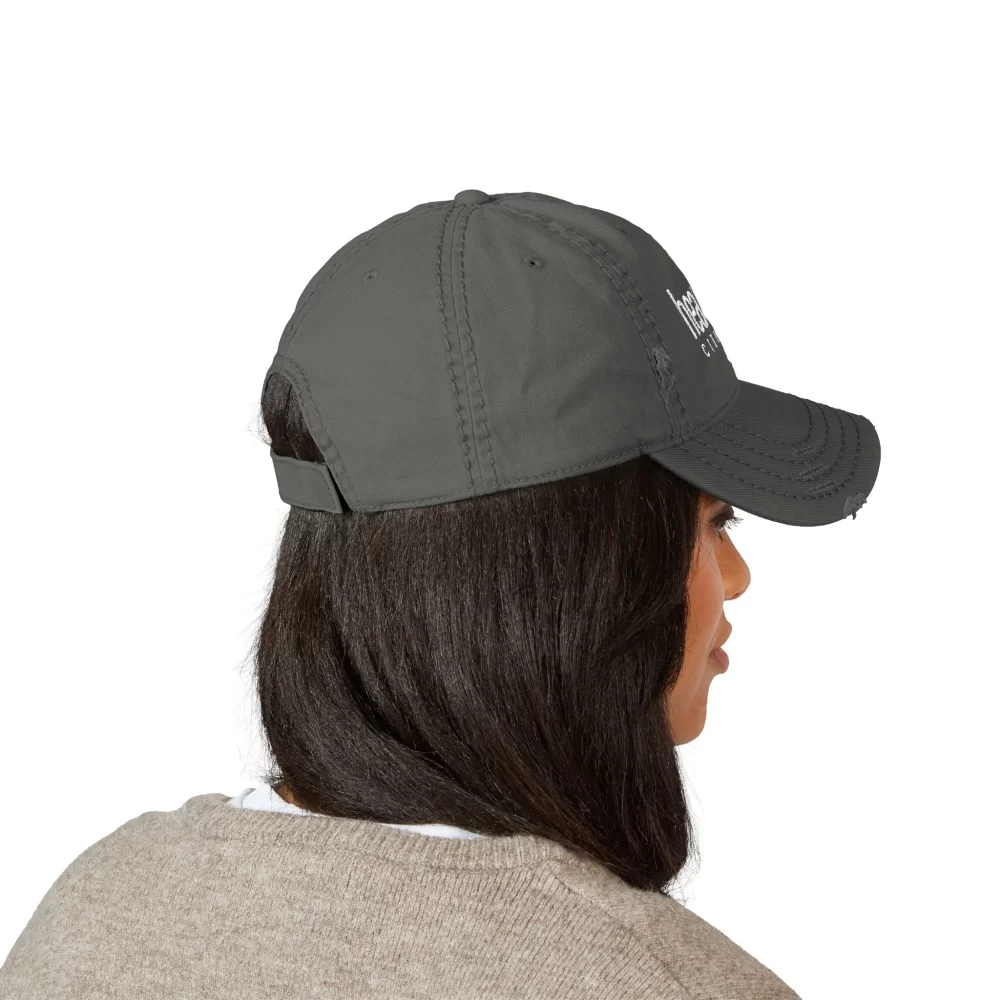 HC brand Distressed Dad Hat (Embroidery) - Image 4